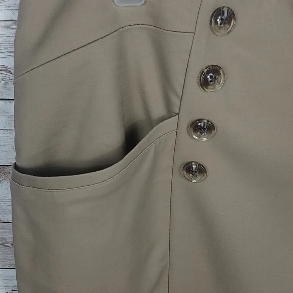 NWT, Banana Republic, khaki, Sz 12 - Picture 7 of 10